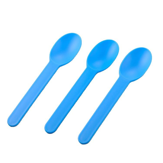 Customized Colored Ice Cream Frozen Yogurt Spoon Plastic Disposable Spoons
