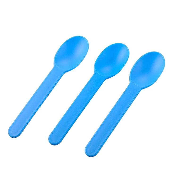 Customized Colored Ice Cream Frozen Yogurt Spoon Plastic Disposable Spoons