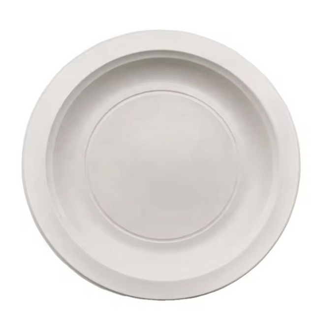 BBQ Party Events Wedding Disposable Tableware Food Plate Biodegradable Dinnerware Corn Starch Dinner Plate