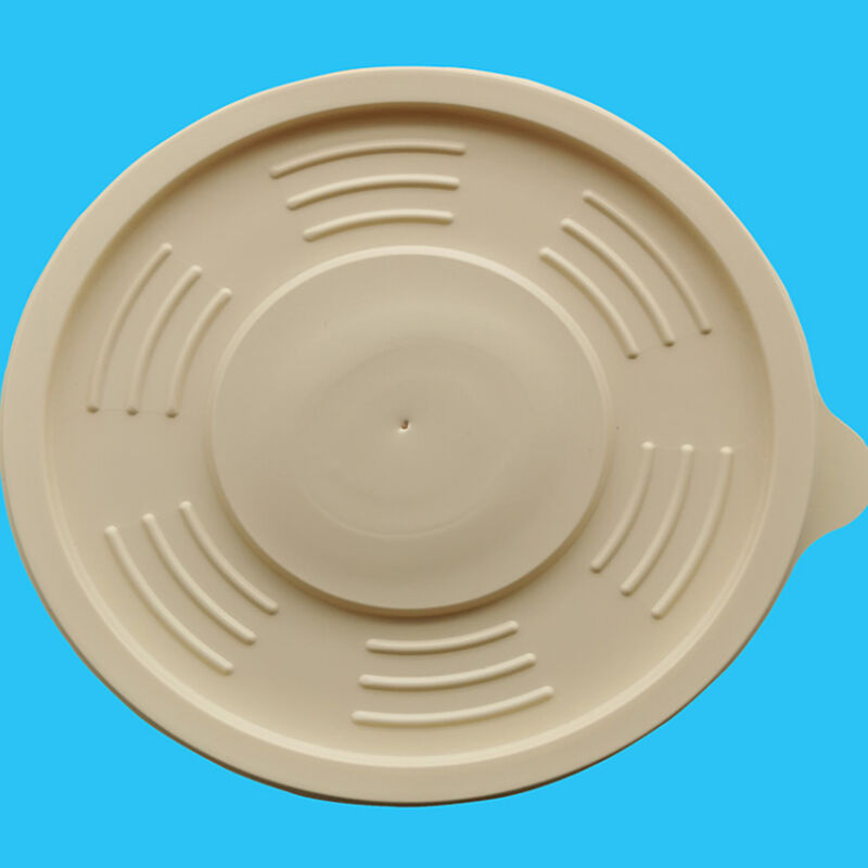 Good Quality Disposable Lid For 140mm Soup Bowls Microwave Corn Starch Soup Bowl Lid Heat Resistant Take Away Soup Bowl lid