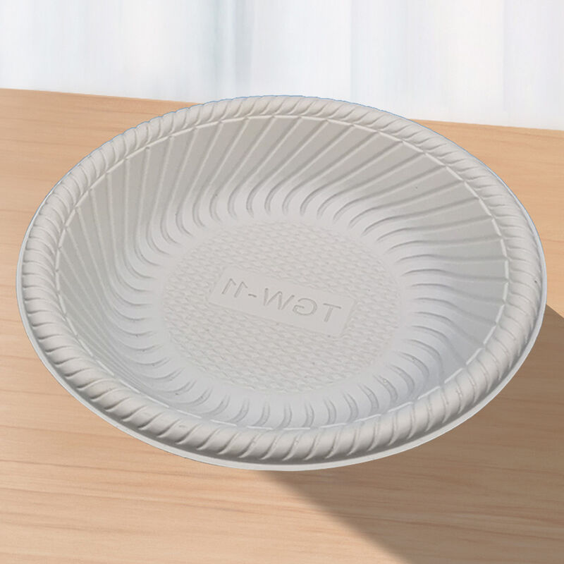 Custom Microwavable Sustainable Biodegradable Cornstarch Small Salad Bowls Wedding Party Disposable Desert Bowl
