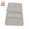 Sugarcane Disposable Degradable Paper Box Bagasse Takeaway Fast Food Container Salad Box
