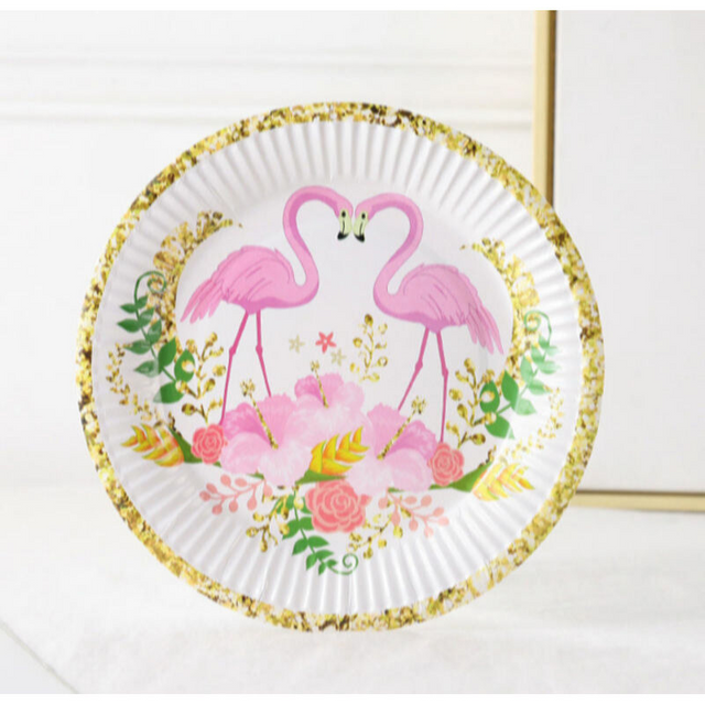 Factory price wholesale Paper plates Party wedding decorations cartoon color paper plate disposable dinner plate