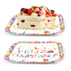 OEM ECO friendly printing disposable paper plate for birthday party decorative