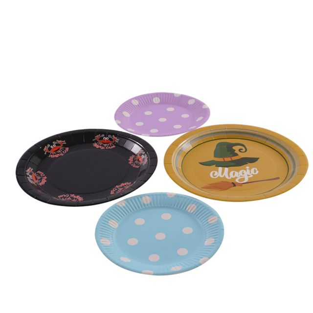 New Arrivals Paper plates Custom printed disposable party plates
