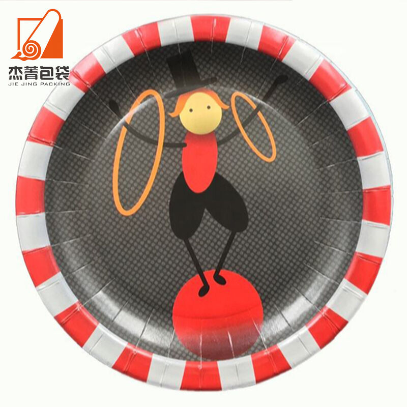Best selling Paper plates Environmentally friendly disposable color printing paper plate
