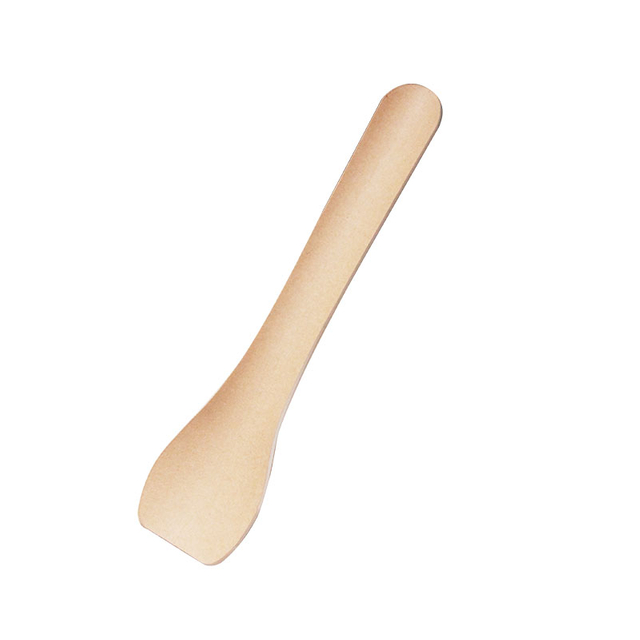 Eco Friendly Dessert Ice Cream Paper Spoon Disposable Cutlery with Custom Logo
