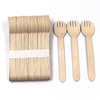 Travel cutlery set biodegradable cutlery Wooden spoon knife fork napkin in a paper wrap