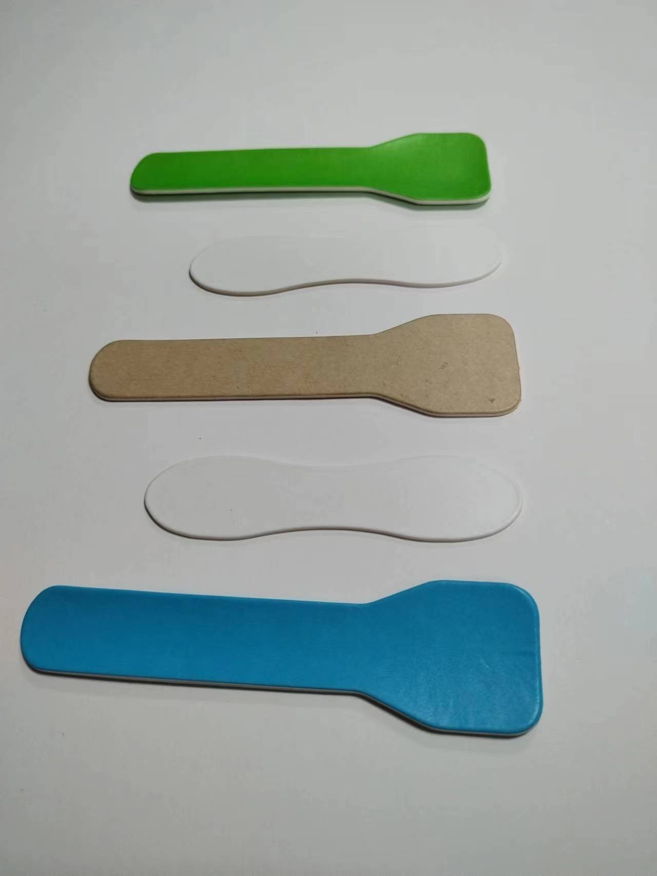 Hot Selling Creative Paper Spoon Dessert Coffee Cake Scoop Square Spatula Biodegradable Paper Spoon
