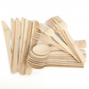 Wholesale Custom Packaging Disposable Bamboo Wooden Plastic Cutlery Sets for Restaurant