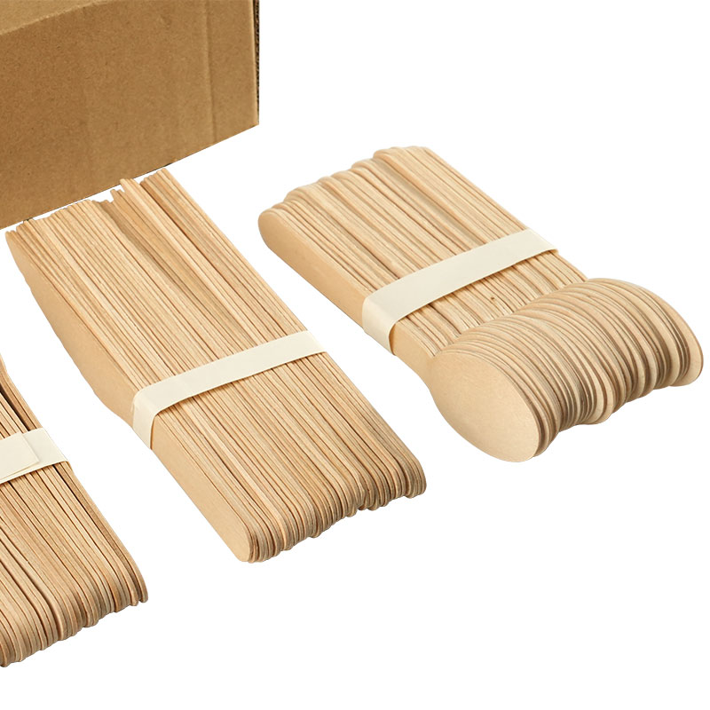 Ready Bulk Eco-friendly Birch Wood 216pcs 160mm Wooden Fork Spoon Knife Set Disposable Wooden Cutlery Sets