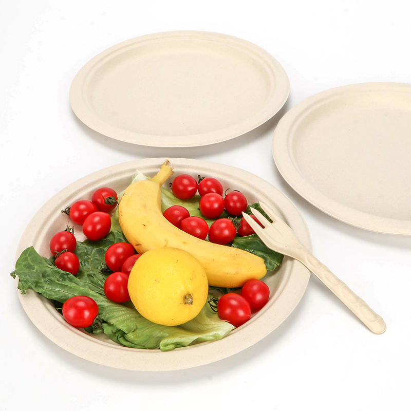 2024 Food Grade Bagasse Sugarcane Pulp Paper Spoon Folk Knife Set Eco Friendly Disposable Biodegradable Cutlery For Parties