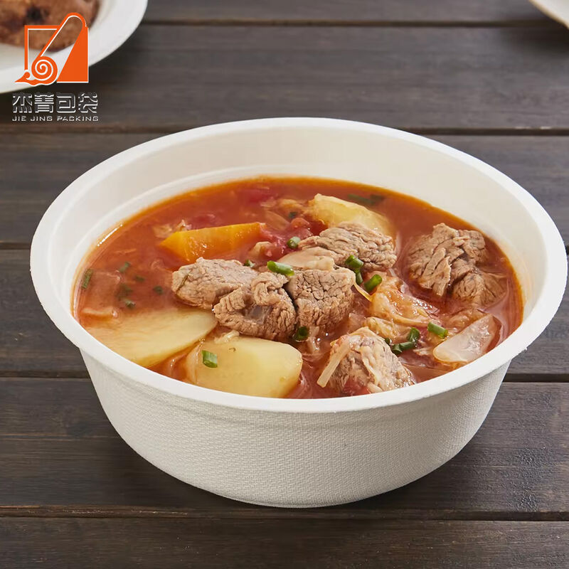 Wholesale 100% natural biodegradable compost disposable cornstarch fast food cutlery bowl