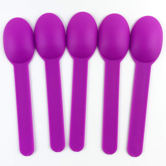 Free Sample Spoon for Ice Cream Spoons Biodegradable Disposable Ice Cream Spoons