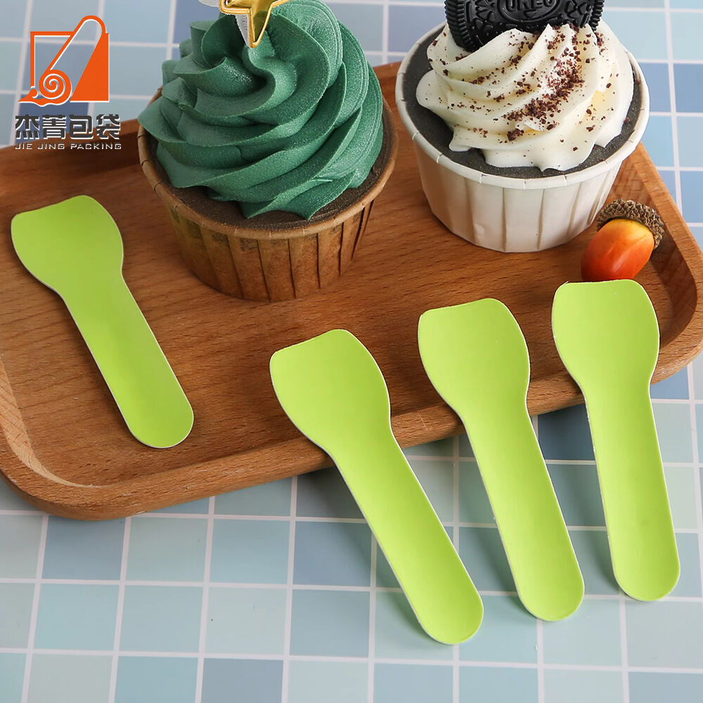 Environmentally Degradable Disposable Paper Ice Cream Scoop for Parties