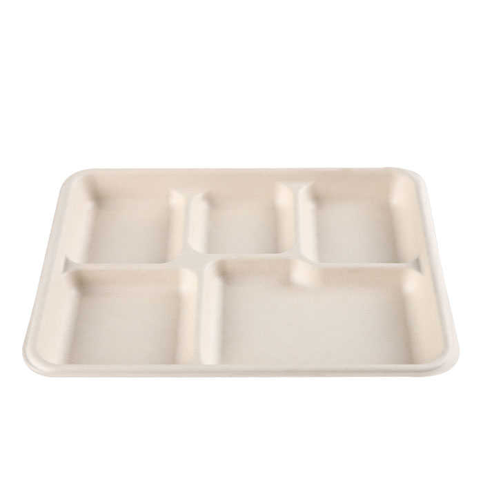 Großhandel Zuckerrohr-Bagasse-Verpackungsbehälter Bagaßen biologisch abbaubares Einweg-Zellstoff-Bahl