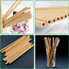 Eco-Friendly Biodegradable Disposable PLA Straw Cool Drinking Straight Straw Made Sugarcane Paper Parties Free