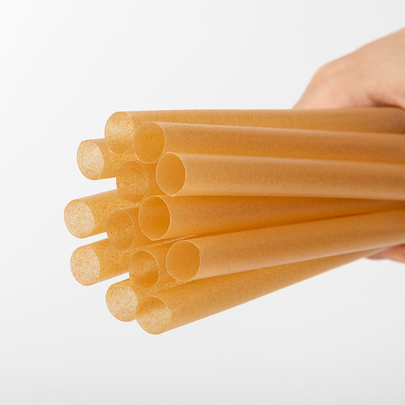 Pla Compostable Sugar Cane Bagasse Drinking Straw Biodegradable Sugarcane Straws