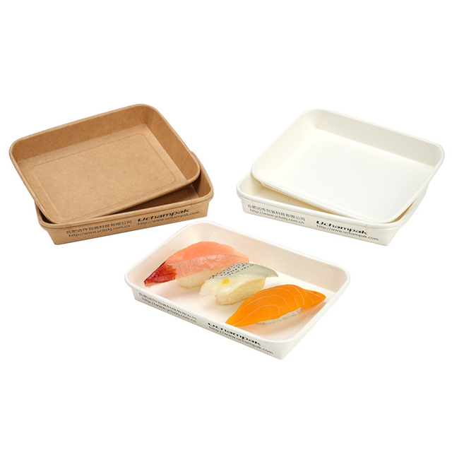 Factory custom logo size, food quality, paper biodegradable, party picnic food container
