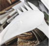 Wholesale Disposable Biodegradable Heavy Duty Utensils Ice Cream Spoon Sugarcane Bagasse Paper Pulp Disposable Spoon