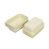 Biologisch abbaubare Einweg 650ml Maisstärke Clam shell Box Lebensmittel Maisstärke Lunch Box