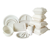 ECO Friend Cornstarch Biodegradable Disposable Food Cups and Plates Tableware Cutlery for Outdoor