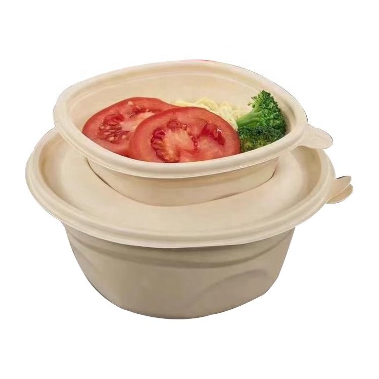 Customized Degradable and Cornstarch Disposable Take Away Bowl Lids for Restaurants and Home