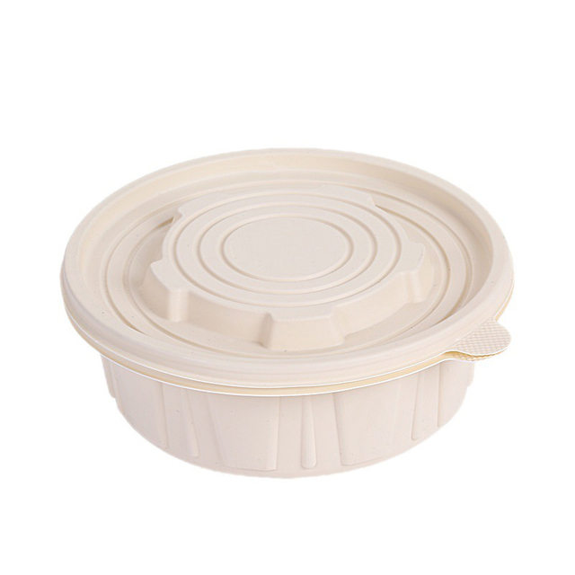 Safe Eco Friendly Degradable Packaging Boxes Corn Starch Takeaway Food Containers Biodegradable Disposable Lunch Box