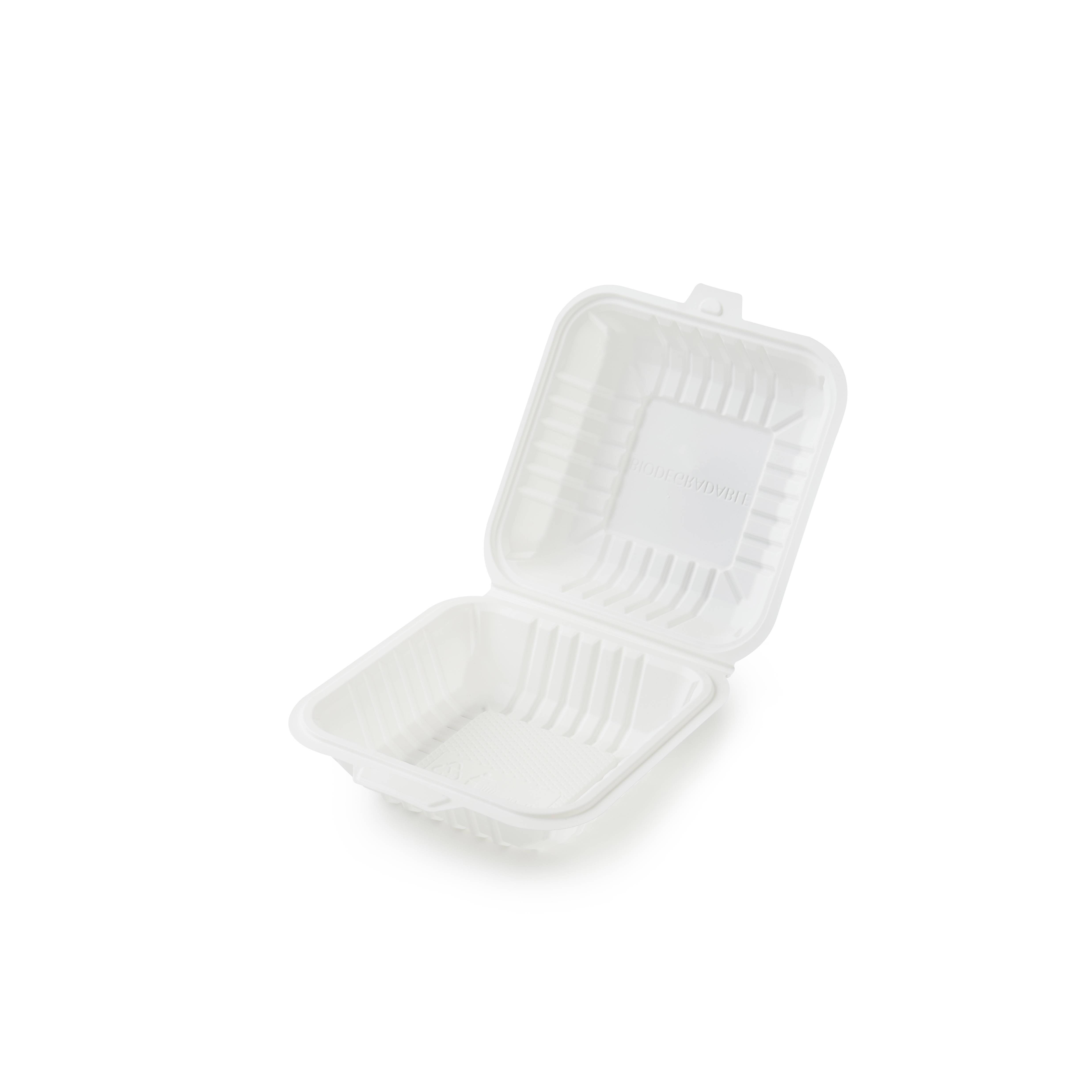 Maisstärke Biologisch abbaubare Maisstärke Mahlzeit Box Einweg Umwelt freundliche Besteck packung Bento Box Square Box Bowl