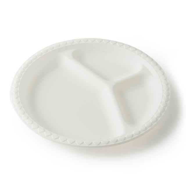 Biodegradable Disposable Travel Party Rectangular 9 10 Inch Cornstarch Plates for Food