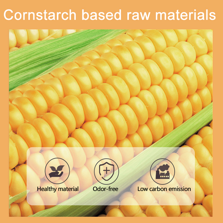Custom Unbreakable Cornstarch Cups and Rice Husk Lid Tea Milk Beer Disposable Biodegradable Coffee Juice Cup Cornstarch Cup