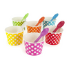 Factory Price Different Types of food Quality Biodegradable cornstarch yogurt Ice Plastic spoon Cheese spoon