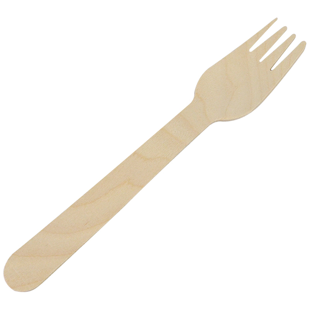 Eco Friendly Birch Wooden Cutlery Disposable Wooden Spoon Fork Knife 160cm Customized Biodegradable Wooden Cutlery Tableware