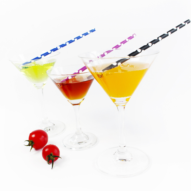 Biodegradable Colorful Hot Selling Drinking Paper Biodegradable Paper Straws for Party