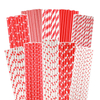 Factory Eco-friendly Environmental Straw Wrapping Paper Disposal Paper Straw Different Color Paper Straw