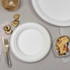  compostable Bagasse China Manufacturer's Cheap Disposable Wedding Dish round plate