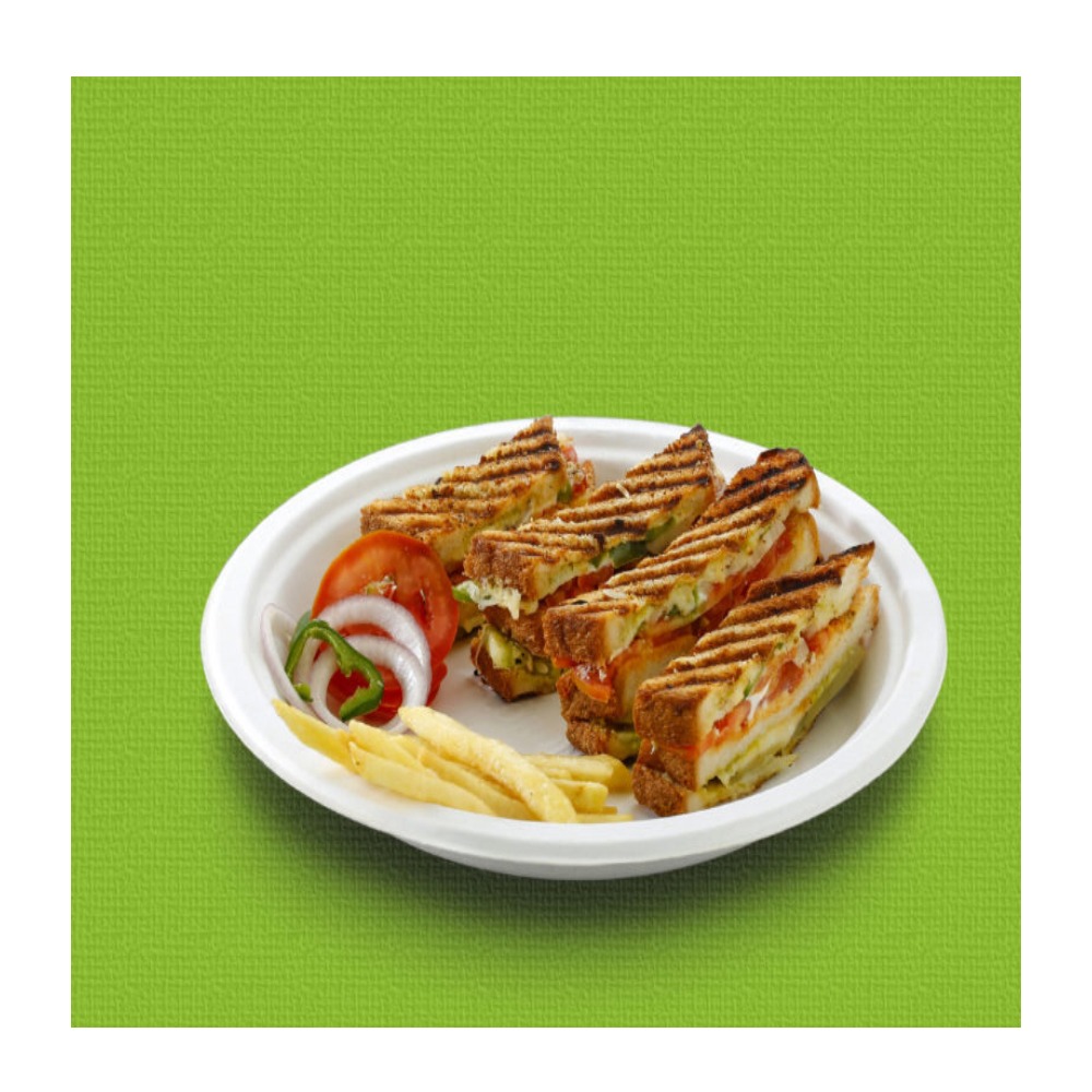 High Selling Disposable 10 Inch Round Baggasse Plate