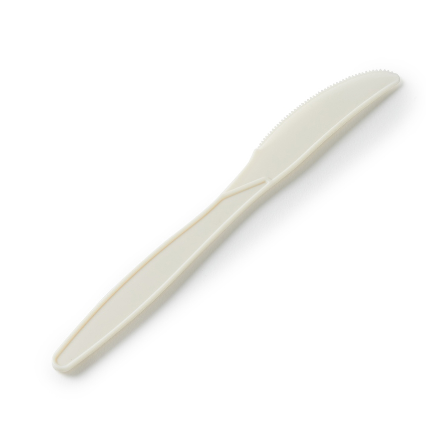 Custom Eco Friendly Disposable Dinnerware Cutlery Set Cornstarch Knife Fork and Spoon