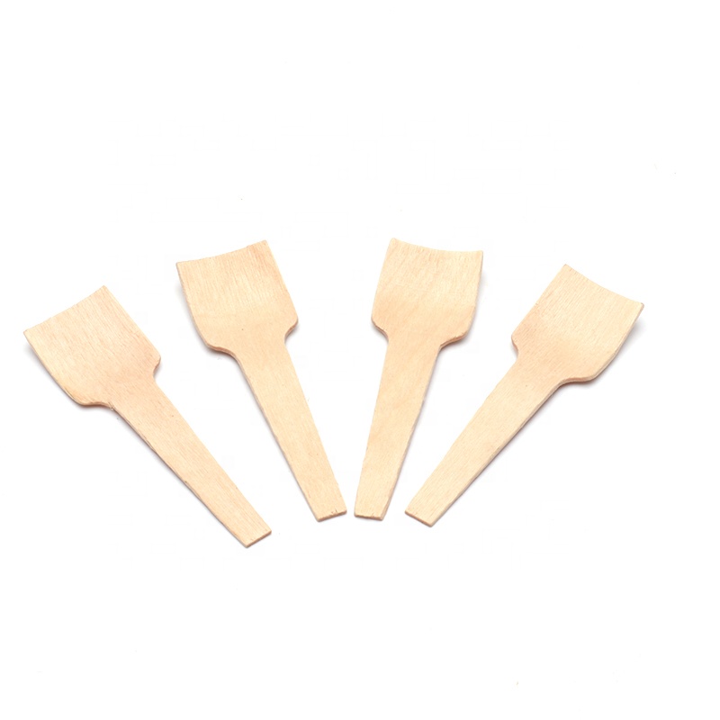 Wooden Spork Customize Wooden Cutlery Set Print LOGO and Brand Manufacturers Biodegradable Disposable Wooden Cutler