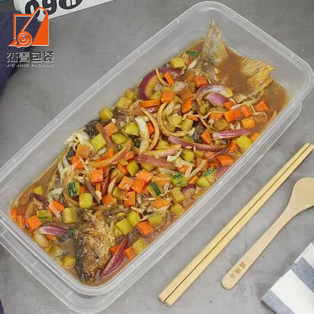 2800ml Disposable Plastic Salad Lunch Food Container With Lid 1500ml Microwavable Party Food Box