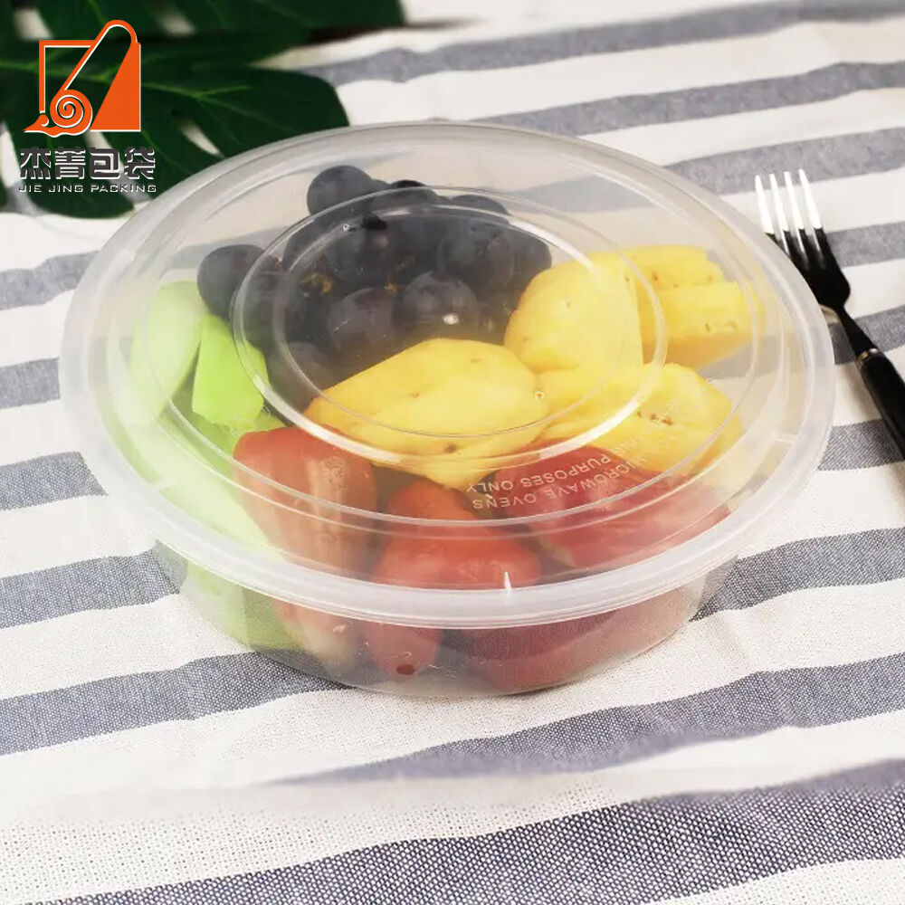 New Take Away and Microwave Safe B2000 Round Box Plastic Food Container