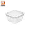 Factory Wholesale Eco Friendly Plastic PP Packaging clear square Disposable Sauce Cup