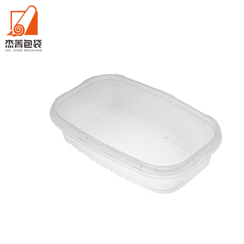 Oval Round Plastic Food Grade Container Disposable Take Away Lunch Packing Boxes