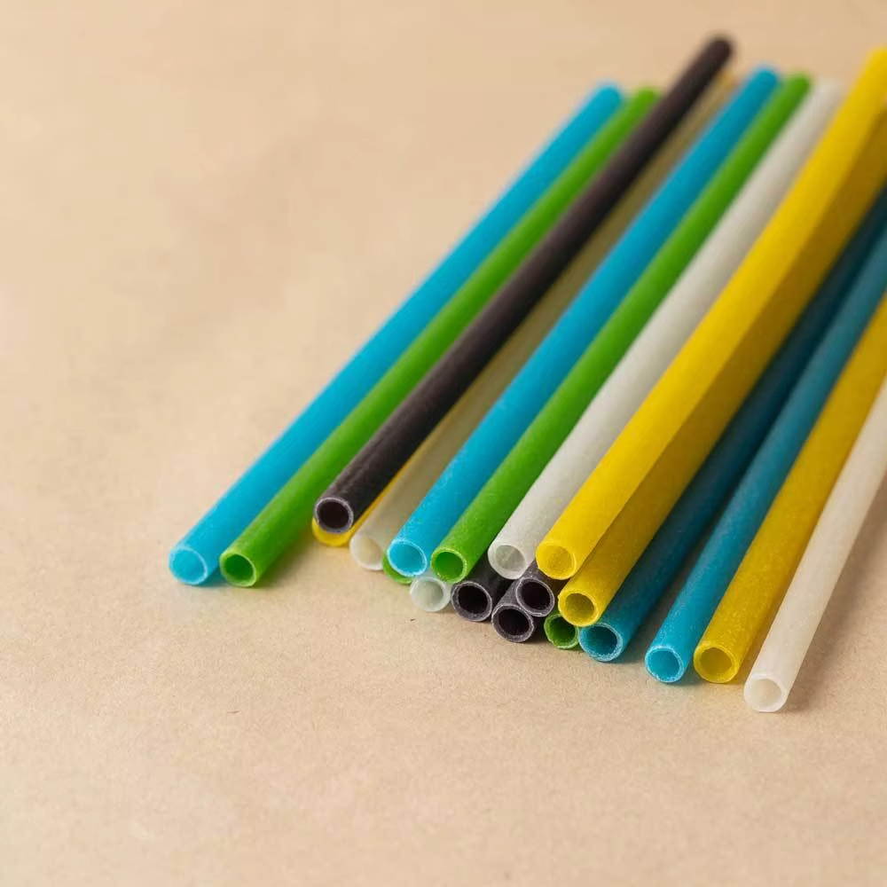 10mm Rice Straw Wheat Starch Disposable Straw Natural Health Coffee Cold Drink Degradable Straw