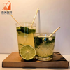 Natural Wheat Compostable Biodegradable Disposable Drinking Straws Unbreakable