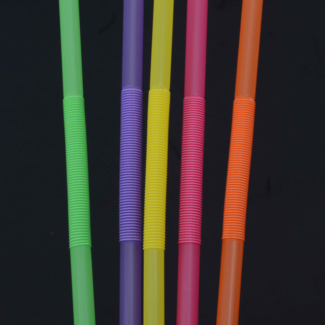 colorful plastic drinking straws bendable durable drinking straws disposable straws flexible