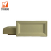 Biodegradable and compostable disposable and environmentally friendly sugarcane bagasse meal tray, rectangular takeout, dine in