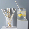 Customized degradable straw Best selling durable environmental protection milk tea drinks straw Fruit pattern straw