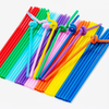 Biodegradable Drinking Straws 100% Compostable Flexible Plant Based Paper Straw For Birthday Or Party