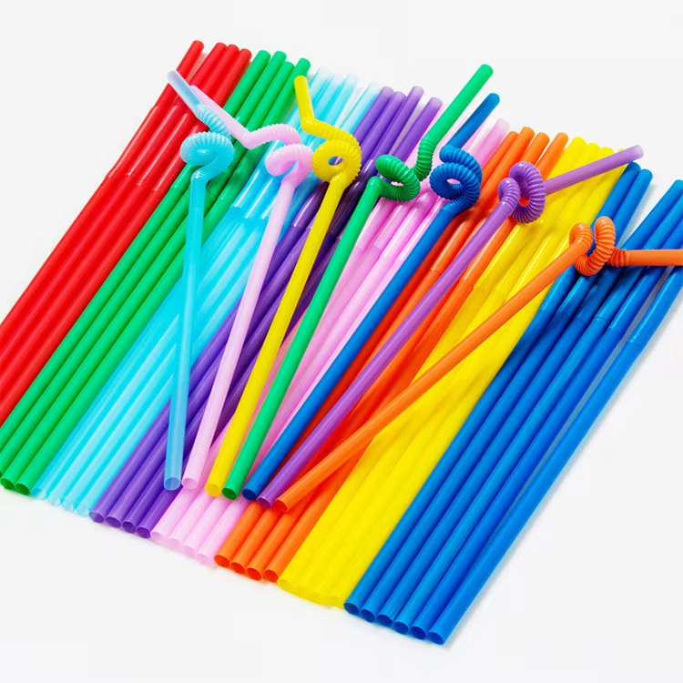 Biodegradable Drinking Straws 100% Compostable Flexible Plant Based Paper Straw For Birthday Or Party